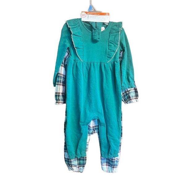 🔥5/20🔥 Wonder Nation 3 Pc Jumper Set Sz 24M NWT - Picture 1 of 5